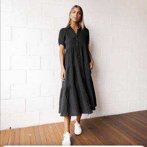 DISSH Bailey Tier Black Dress
